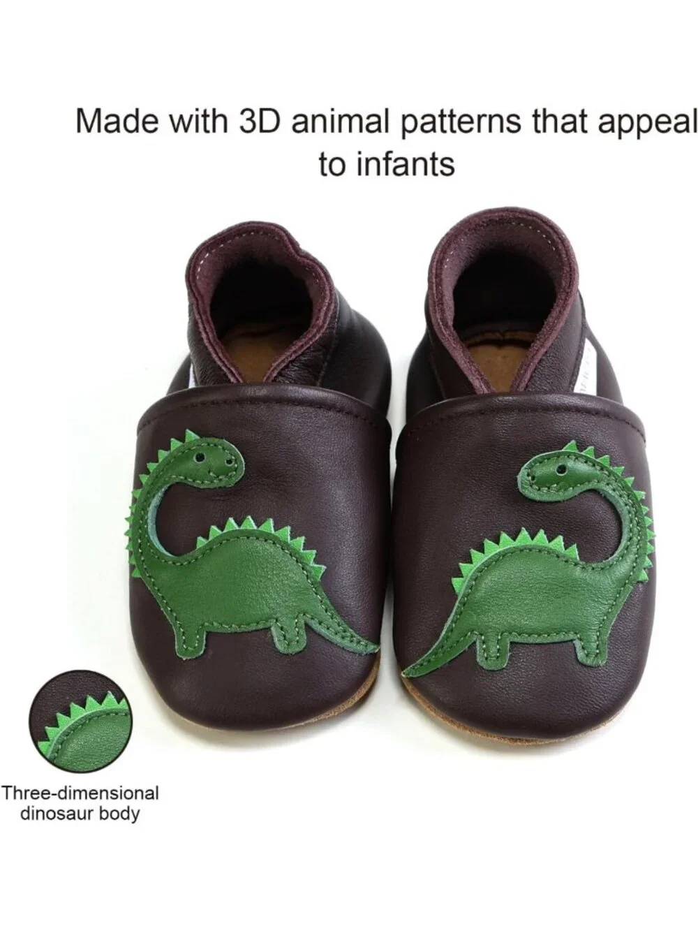 Soft Sole Baby Moccasins | Genuine Leather Non-Slip Toddler Shoes 0-3 Yrs